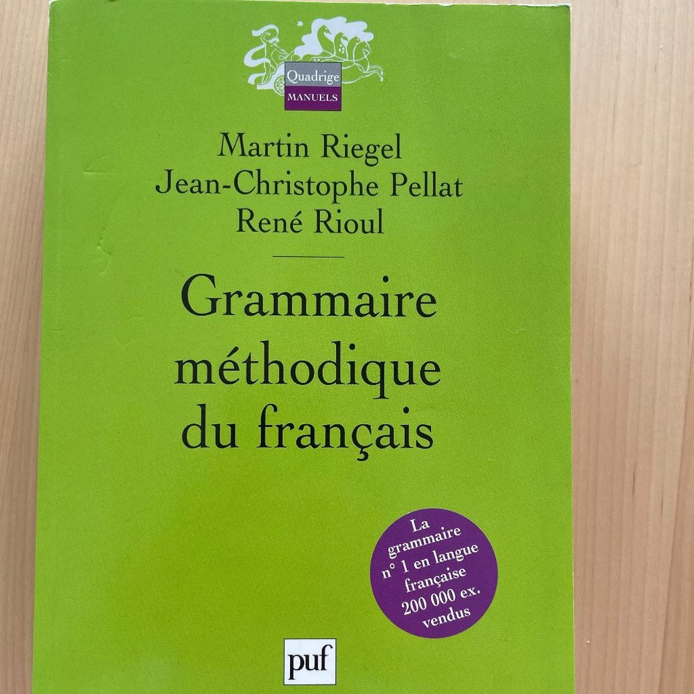 Grammaire méthodique du français